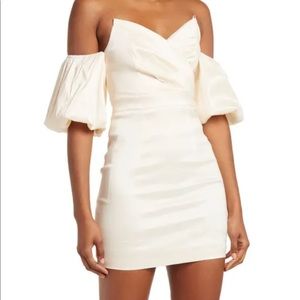 Off the Shoulder Puff Sleeve Dress